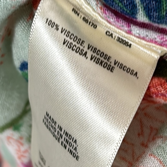 Anthropologie Meadow Rue Pintucked Sleeveless Buttondown Top sz 4 - Picture 5 of 7